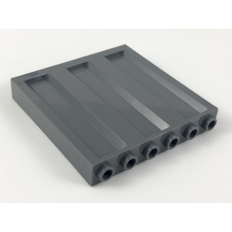 Paneel 1x6x5 gegolfd Dark Bluish Gray